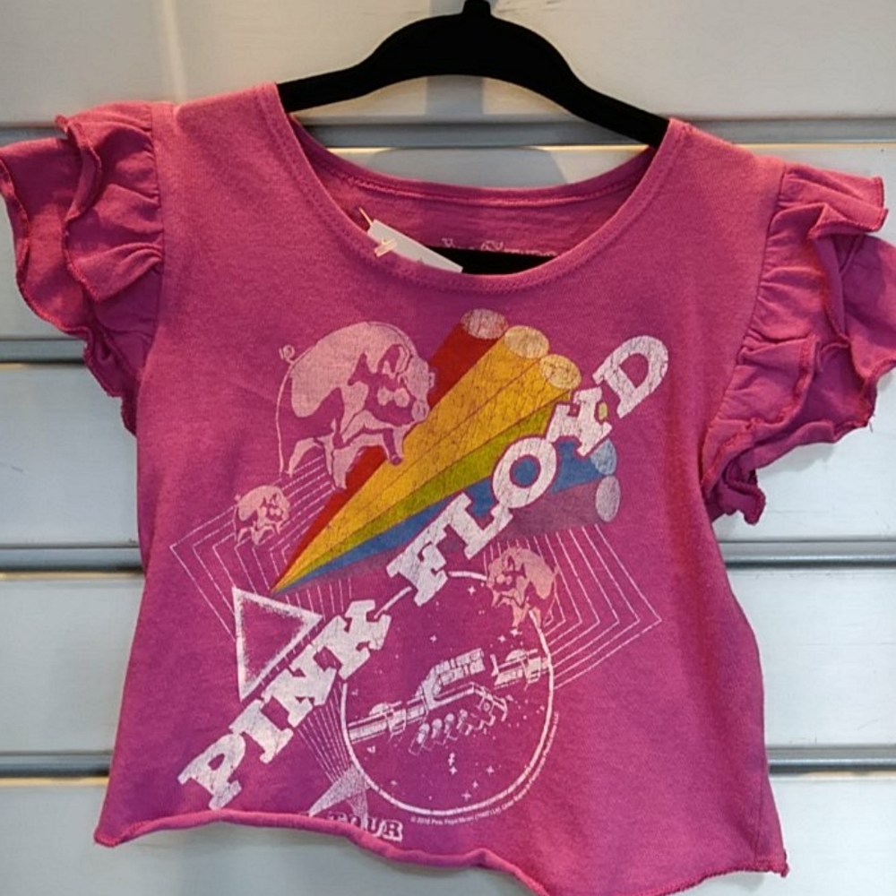 Rowdy Sprout- Pink Flyod Ruffle Tee